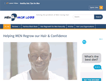 Tablet Screenshot of men-hairloss.com